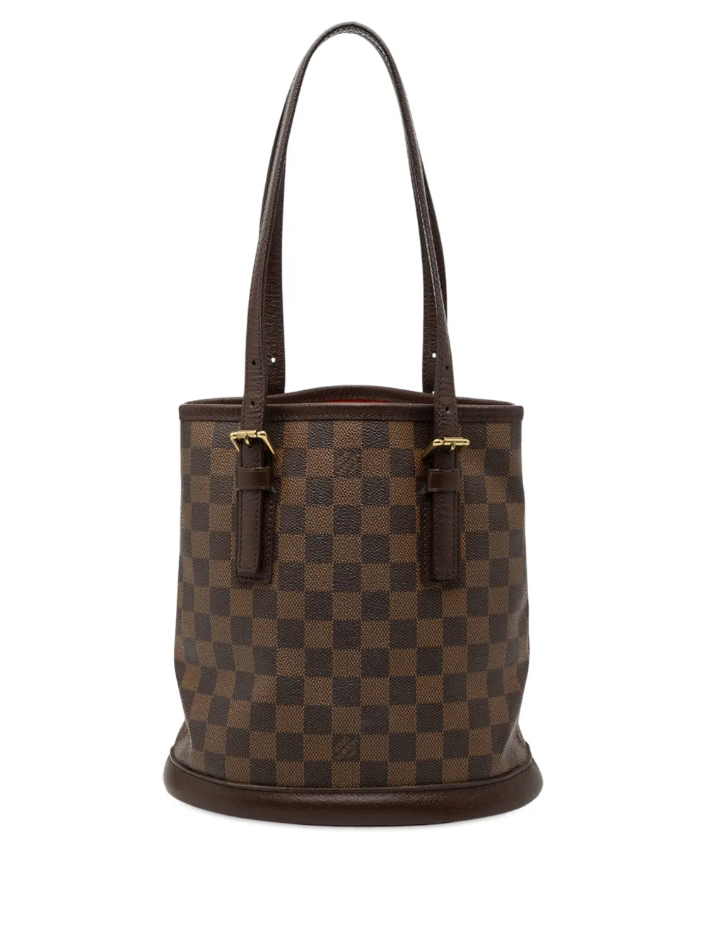 Louis Vuitton Pre-Owned 2004 Damier Ebene Marais bucket bag - Braun
