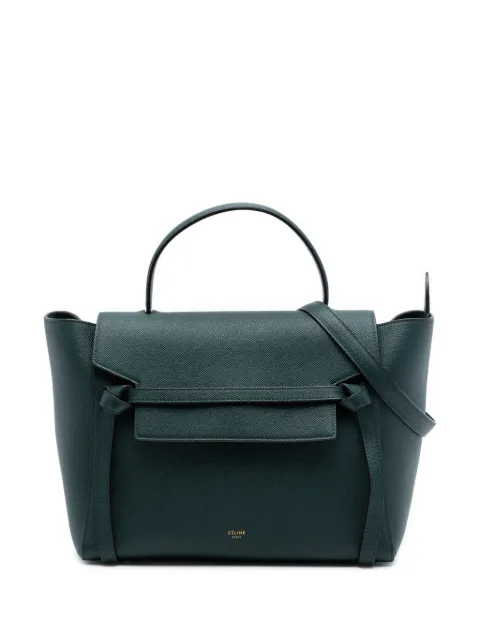 Celine Pre-Owned 2018 Mini Grained Calfskin Belt Bag satchel