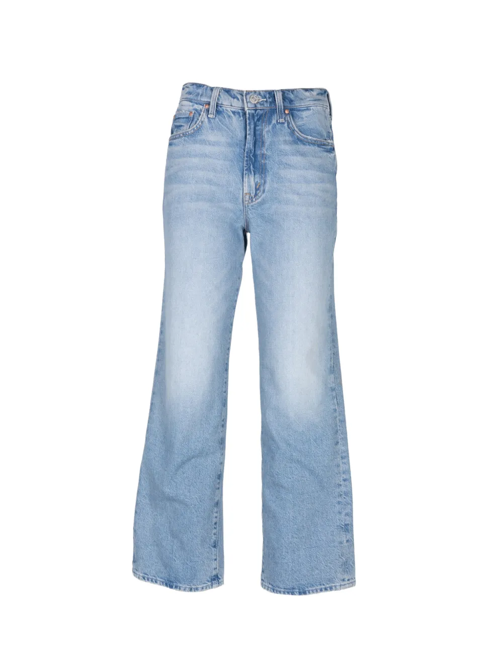 MOTHER Rambler Zip Flood jeans - Blu