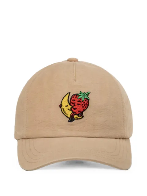 Sky High Farm strawberry-embroidered baseball cap
