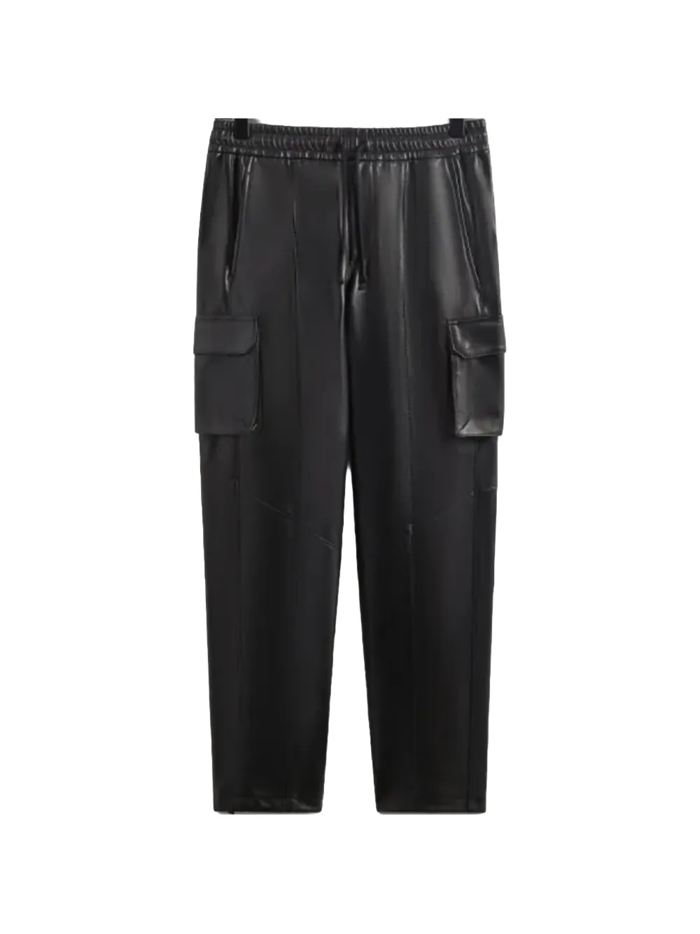 KITH Sennet II leather cargo tapered pants - Schwarz