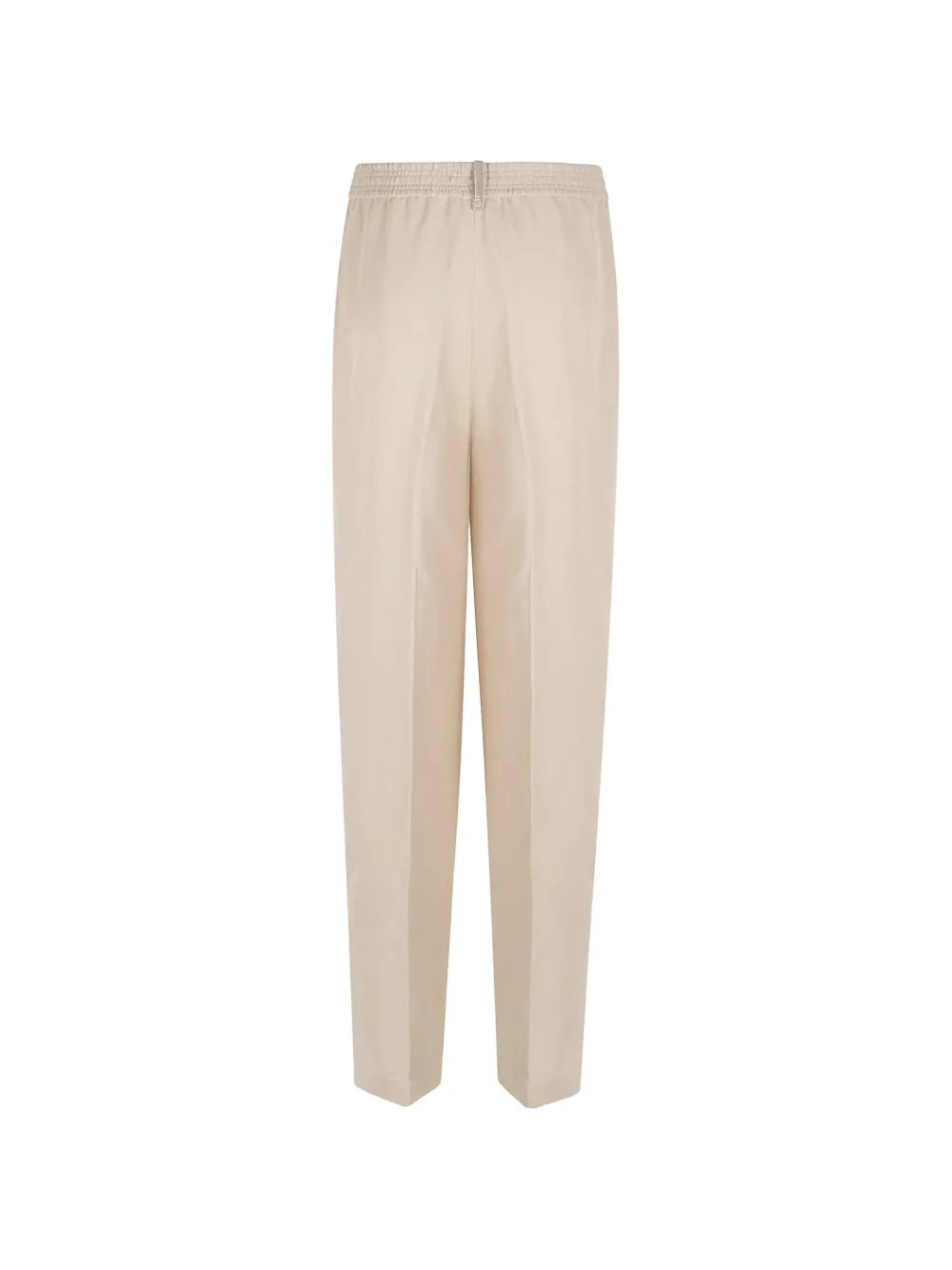 Fabiana Filippi Plooibroek met elastische tailleband Beige