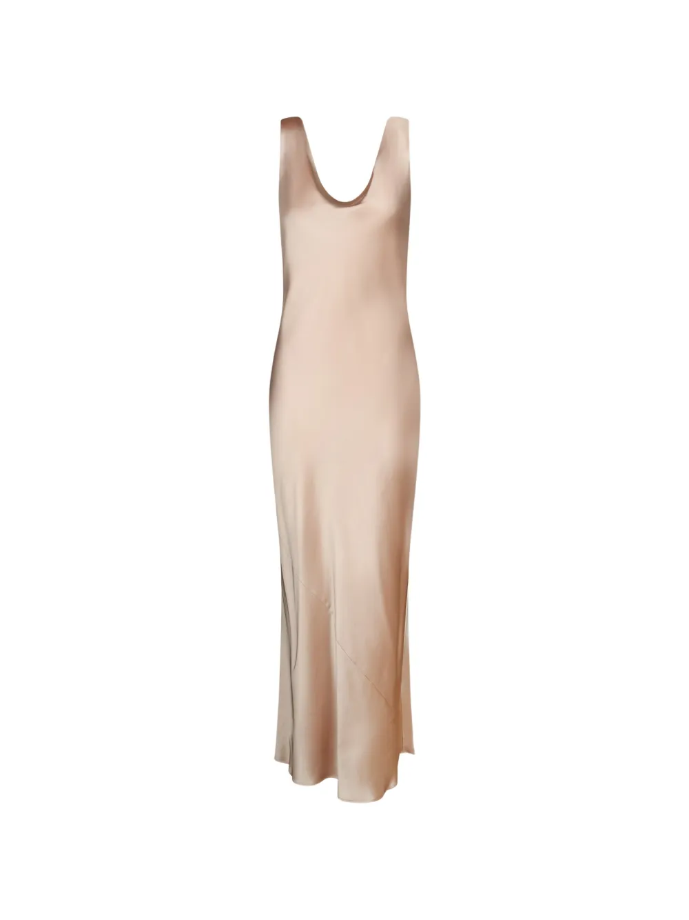 Blanca Vita maxi cowl-back sleeveless dress - Toni neutri
