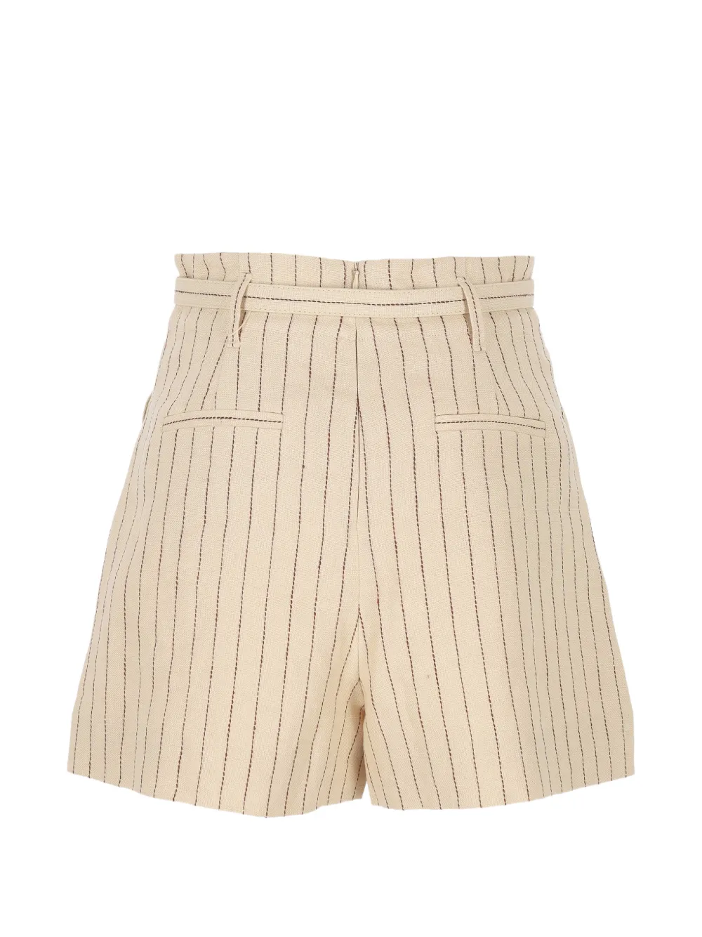 ZIMMERMANN Rebellion shorts met krijtstreep Beige