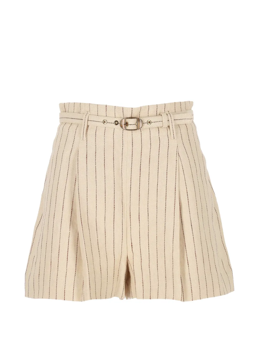 ZIMMERMANN Rebellion pinstripe shorts - Nude