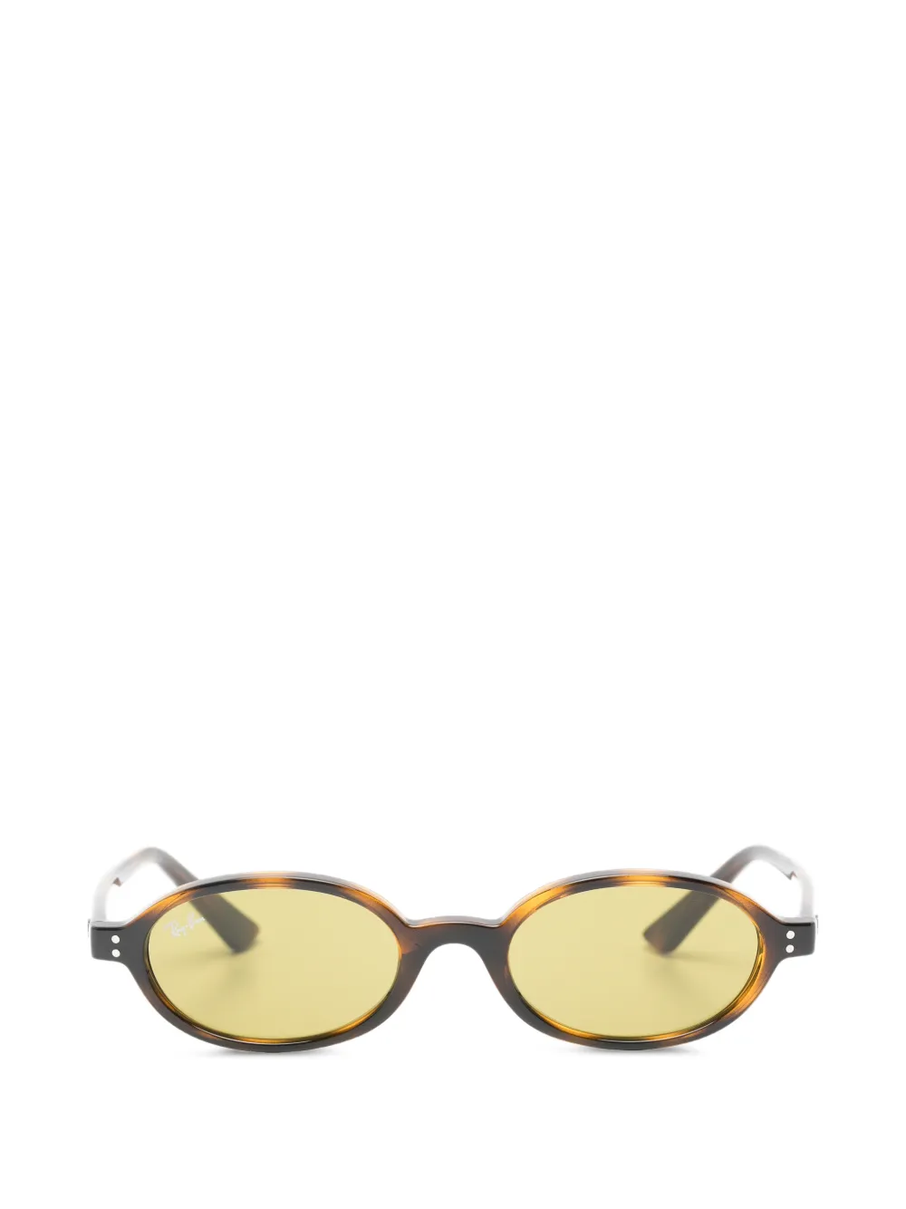 Ray-Ban Khal tortoiseshell-effect round-frame sunglasses - Marrone