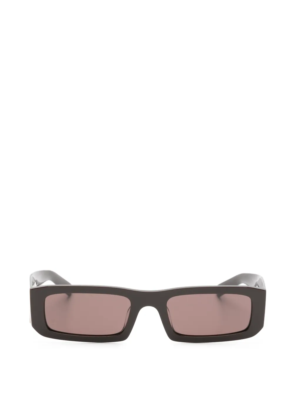 Prada Eyewear Zonnebril met rechthoekig montuur Bruin