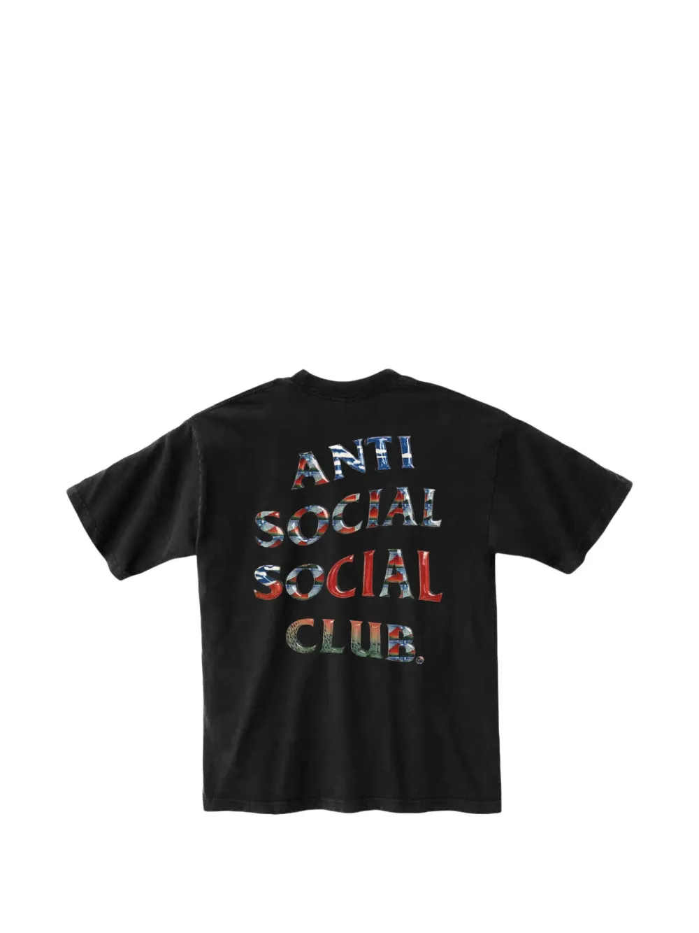 Anti Social Club Tonkatsu: Fine Wind Clear Morning logo-print T-shirt Zwart