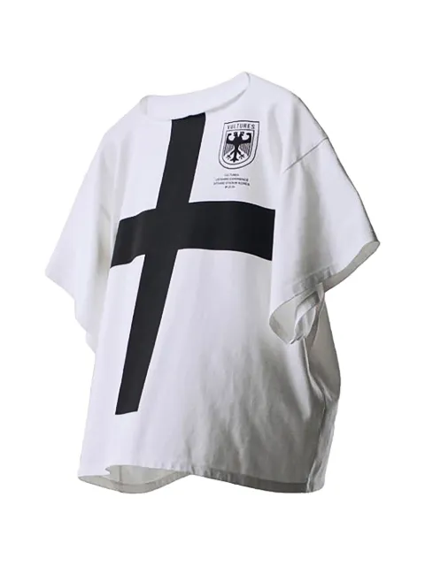 Kanye West Vultures Korea cross-print T-shirt