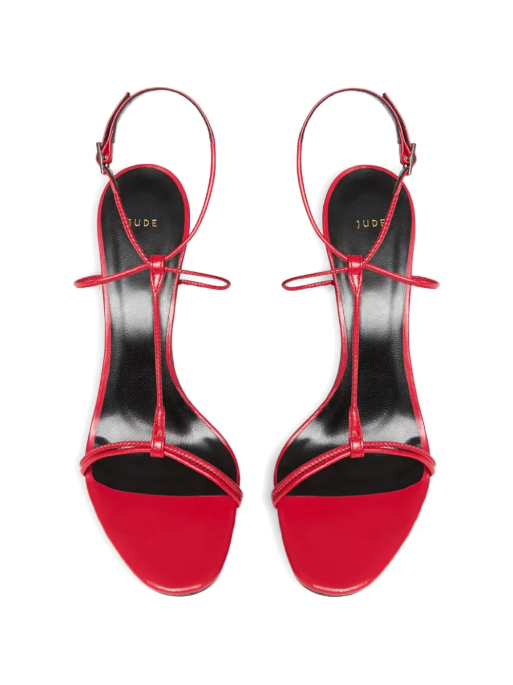 Jude Mixer leren sandalen met bandjes Rood