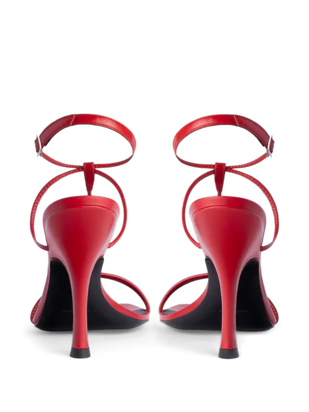 Jude Mixer leren sandalen met bandjes Rood