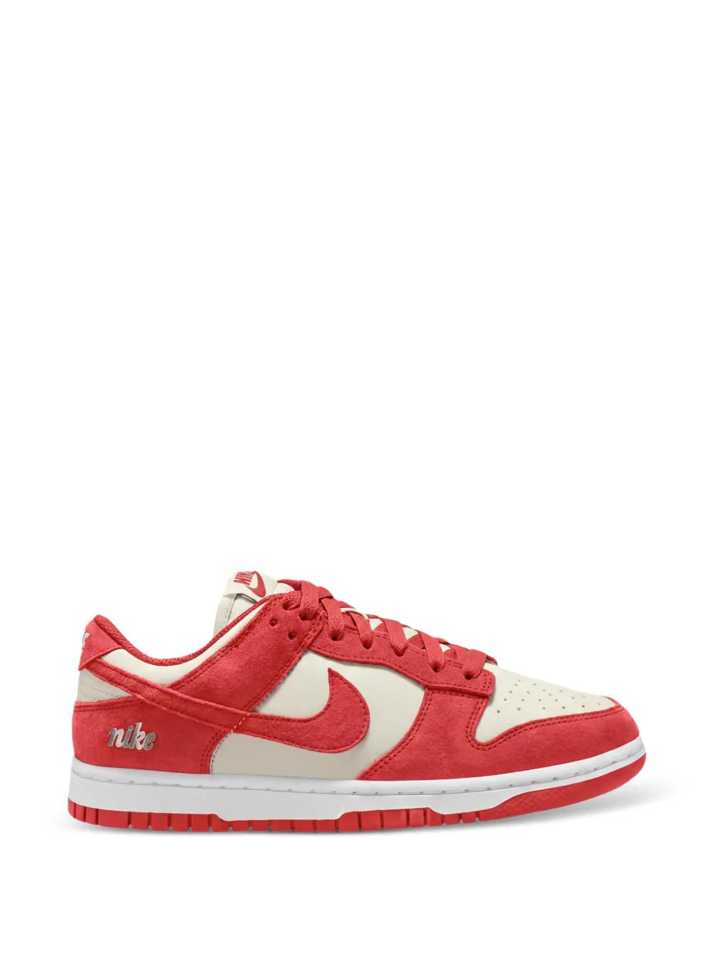 Nike Dunk Low suede sneakers