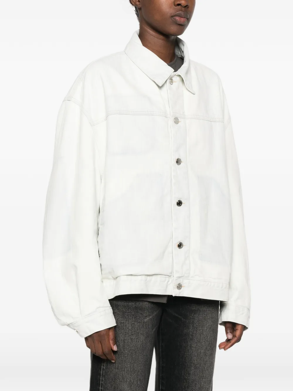 Haikure Denim jack Wit