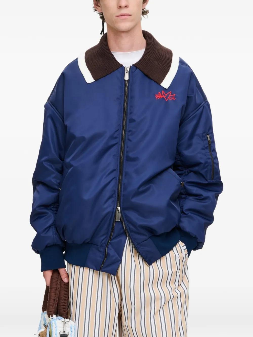 Charles Jeffrey Loverboy Bomber imbottito - Blu