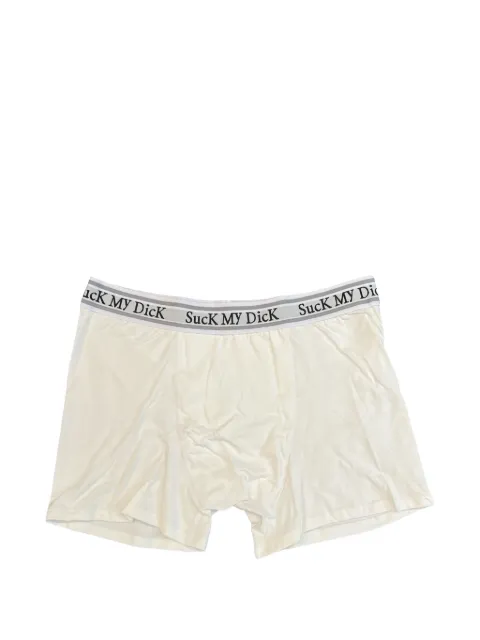 THUG CLUB Suck My Dick logo-waistband boxer briefs