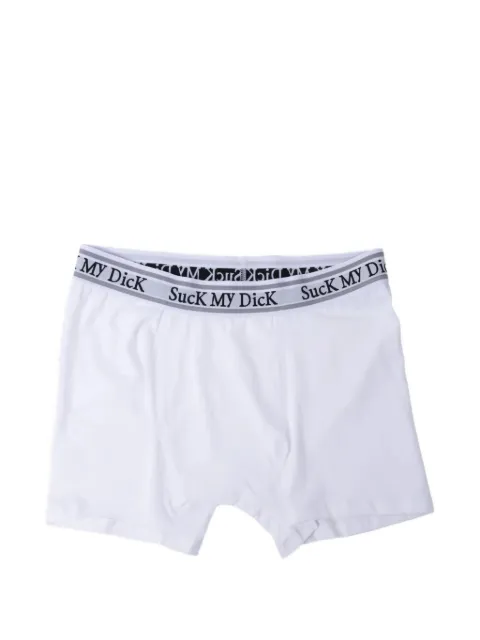 THUG CLUB Suck My Dick logo-waistband boxer briefs