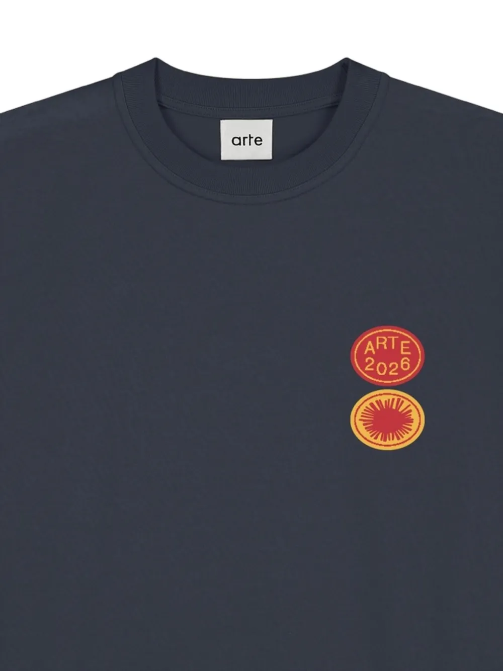 Arte Antwerp T-shirt met grafische print Blauw