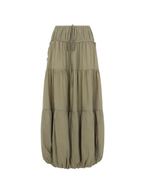 Co bubble-hem maxi skirt