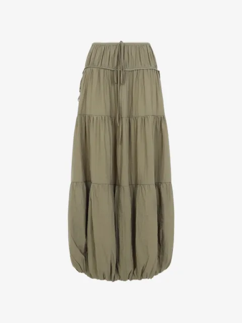 Co bubble-hem maxi skirt