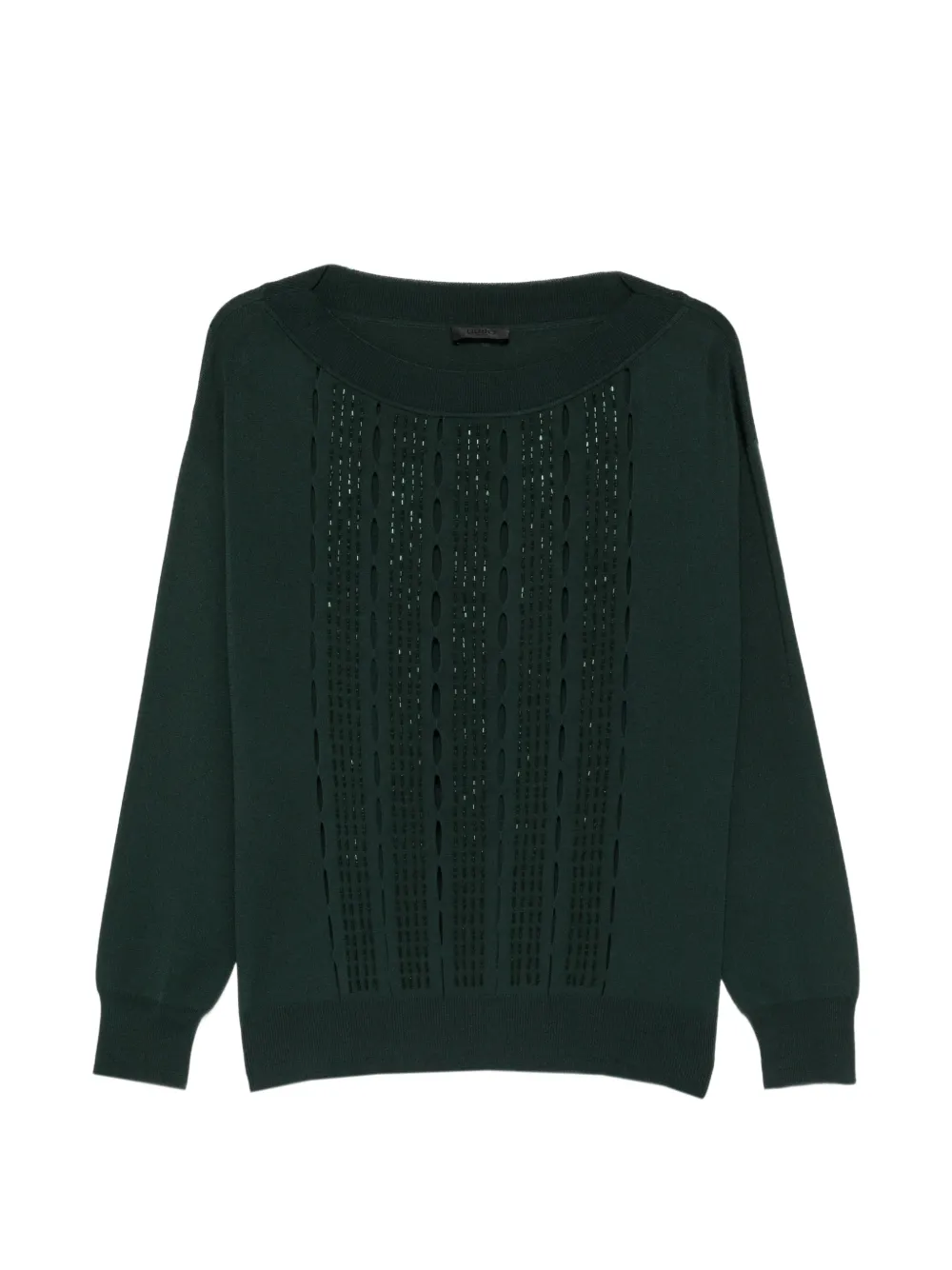 LIU JO embellished cut-out sweater - Grün