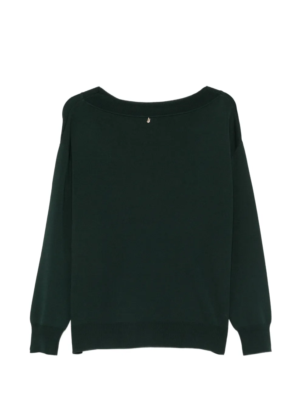 LIU JO embellished cut-out sweater Groen