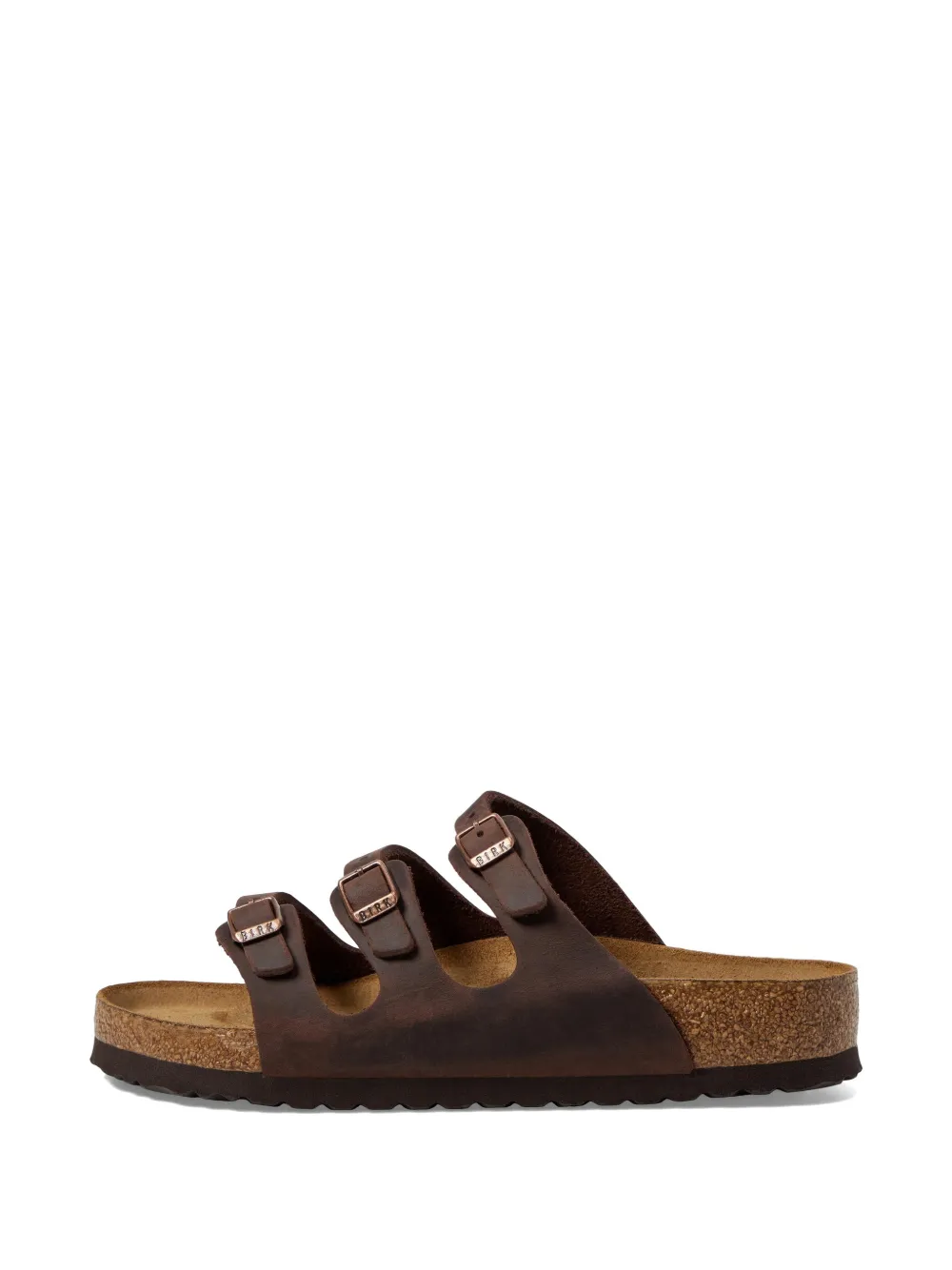 Birkenstock Florida leather sandals - Braun