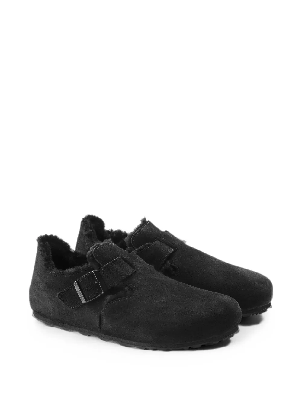 Birkenstock London shearling-lined sneakers Zwart