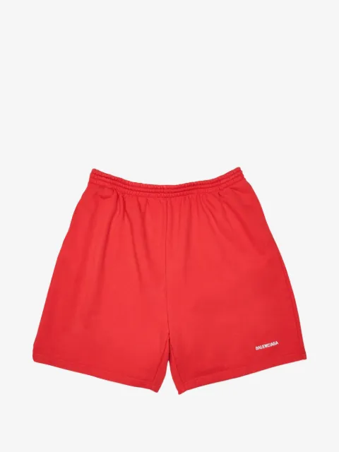 Balenciaga embroidered-logo shorts