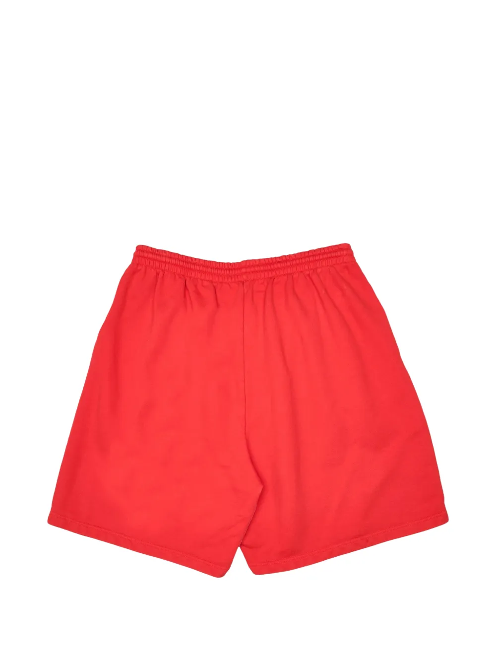 Balenciaga Shorts met geborduurd logo Rood