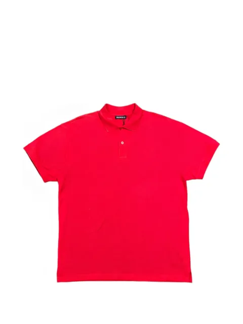 Balenciaga logo-embroidered polo T-shirt