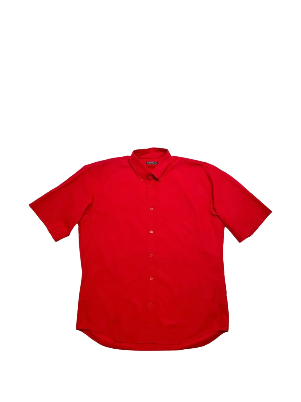 Balenciaga logo-print short-sleeve shirt - Rot
