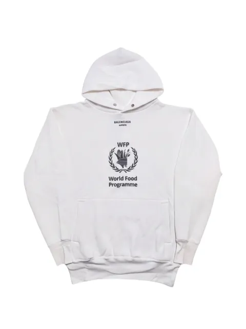 Balenciaga x World Food Programme logo-print hoodie
