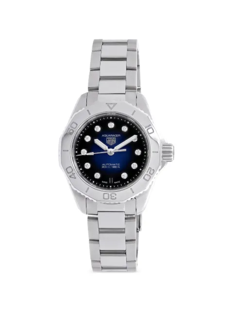 TAG Heuer Pre-Owned reloj Aquaracer de 30 mm con diamantes