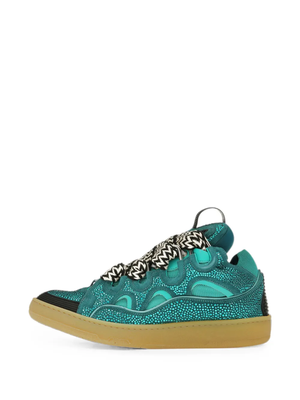 Lanvin Strass Curb sneakers Groen