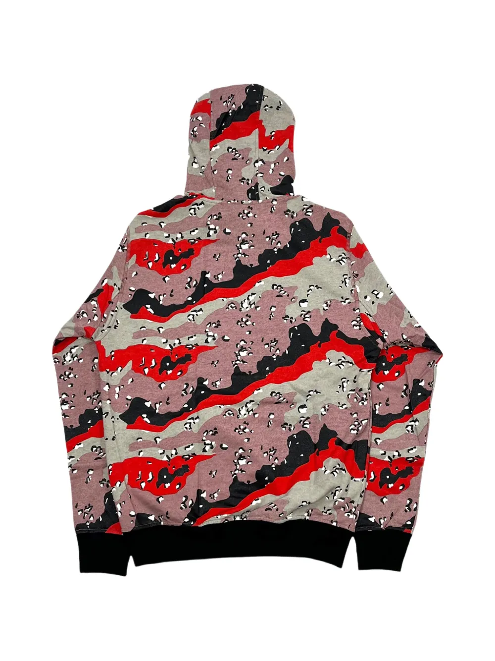 Stone Island Artcol hoodie met camouflageprint Roze