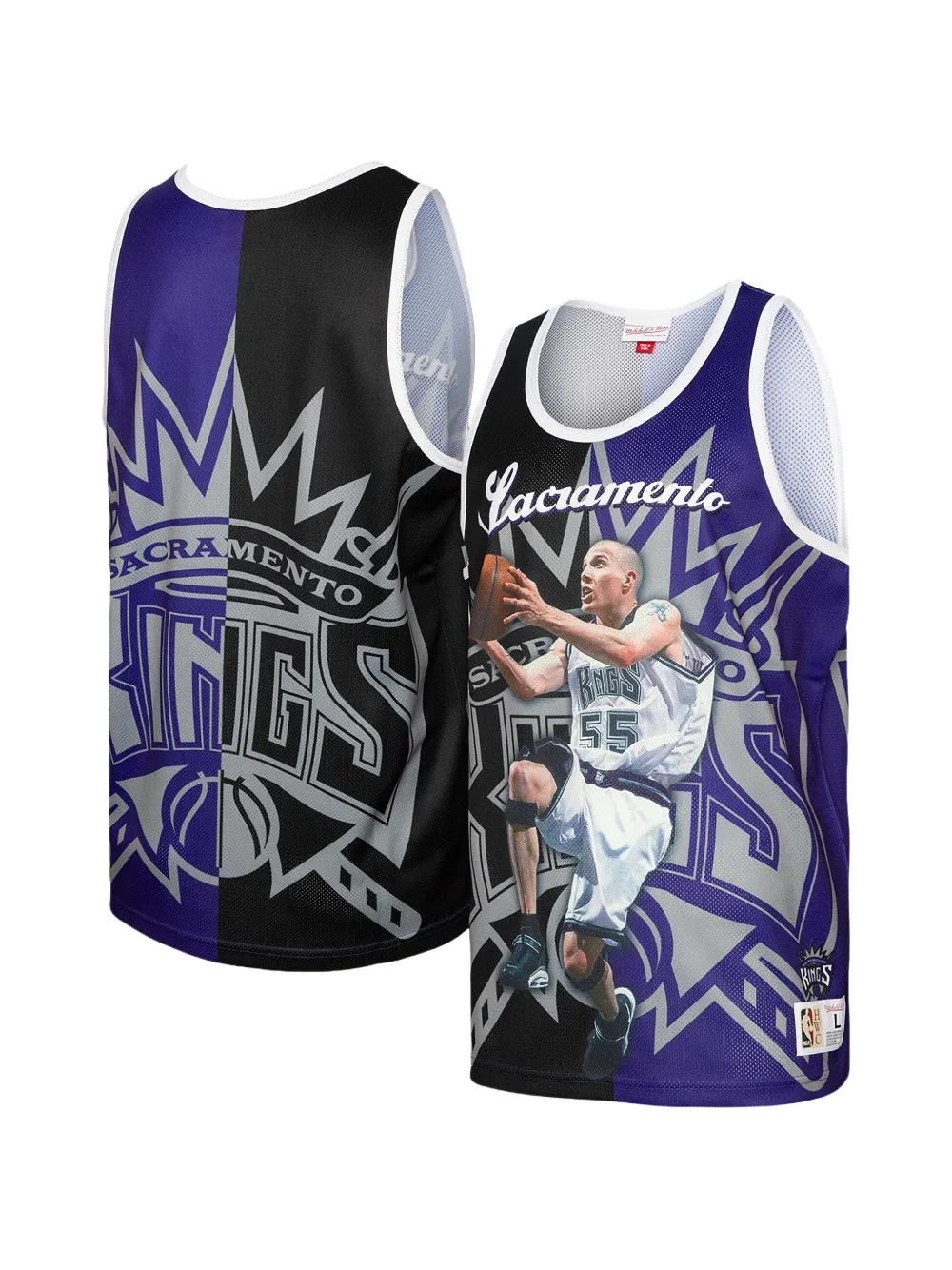 Mitchell & Ness x NBA Sacramento Kings Sublimated Player tank top Paars