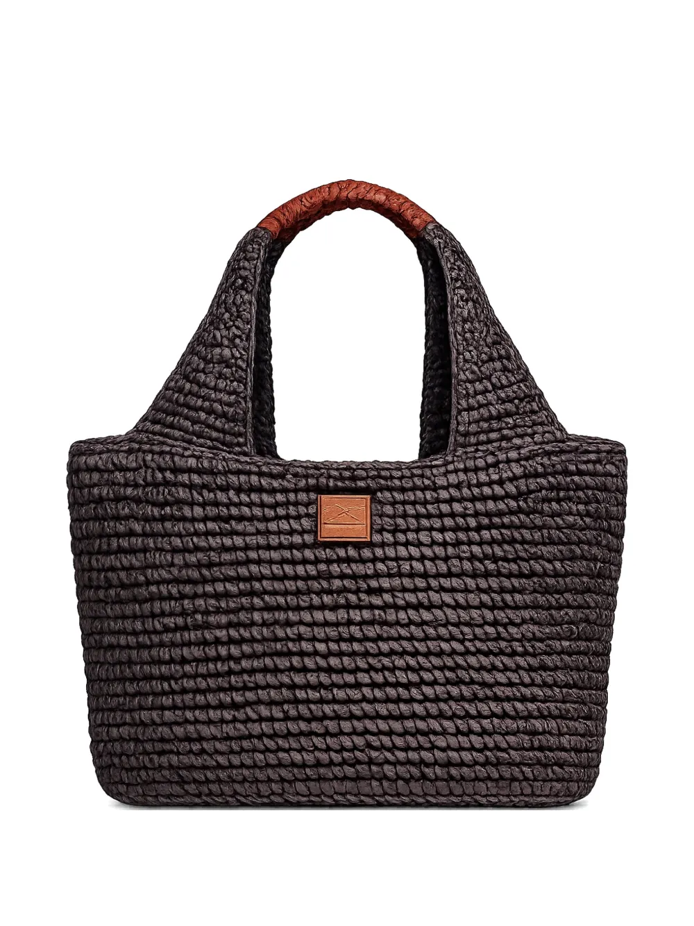 Sundek Borsa tote con applicazione - Nero
