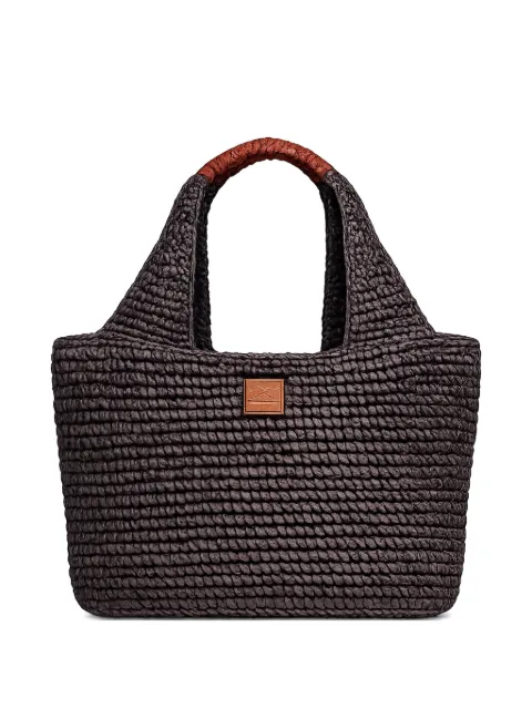 Sundek maxi logo-patch tote bag