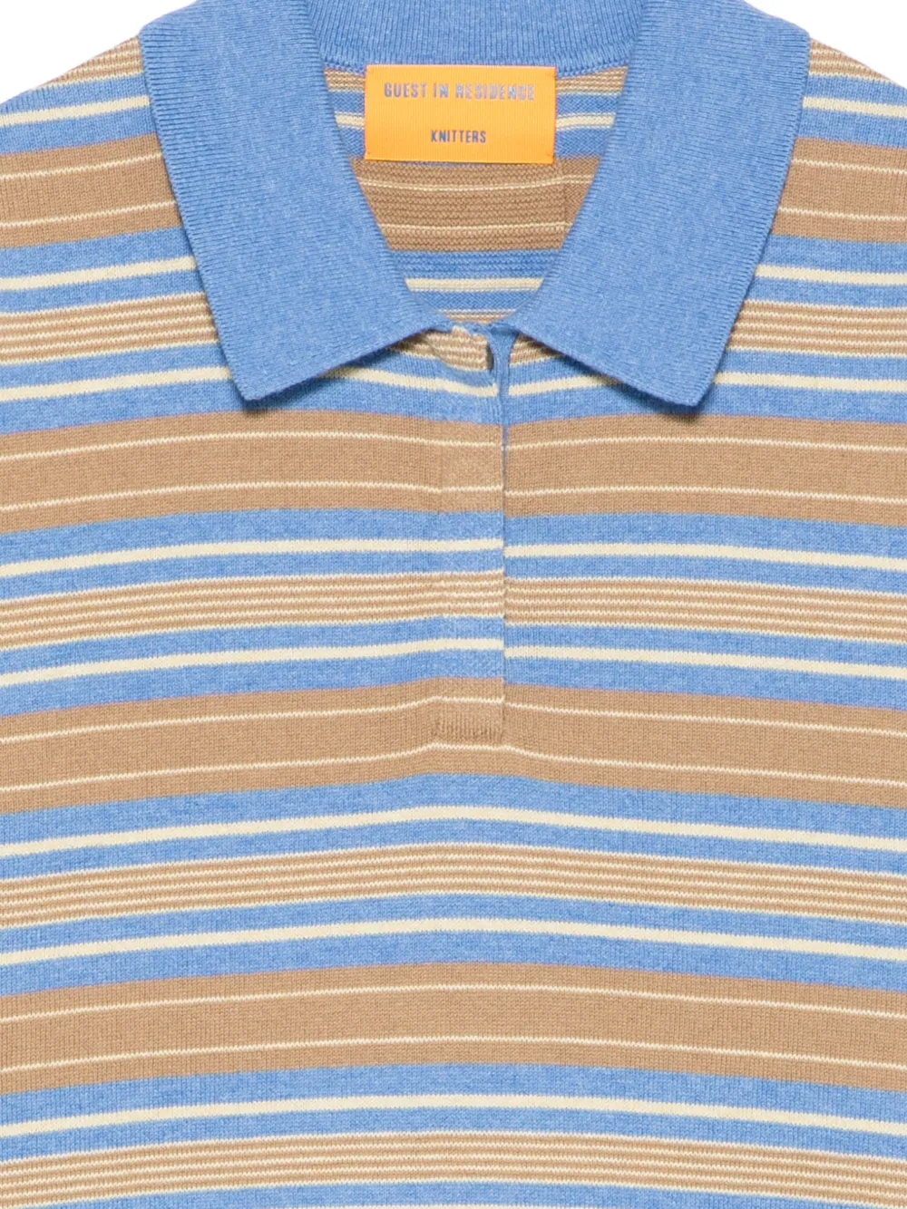 Guest In Residence Gestreepte polotop Blauw