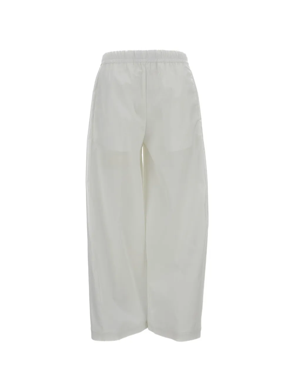 RTW elasticated wide-leg trousers - Bianco