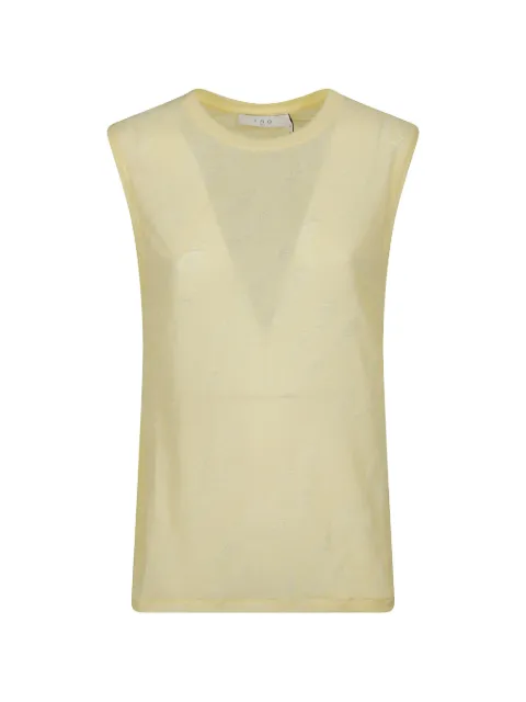 IRO Gloriana distressed sleeveless top