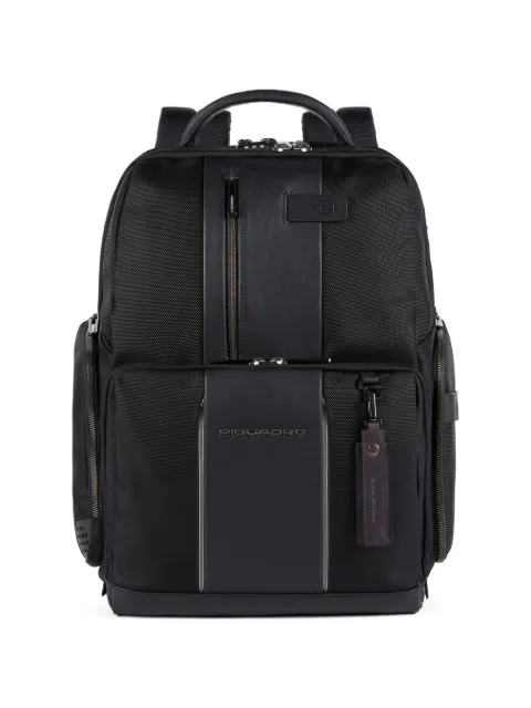 PIQUADRO mesh-texture backpack
