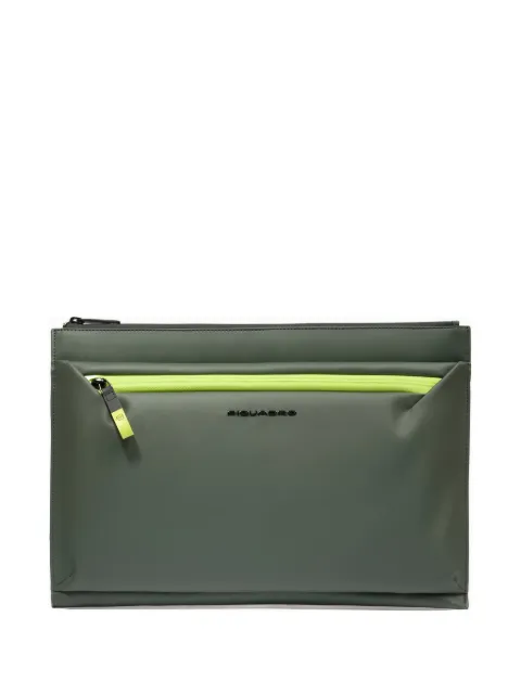 PIQUADRO water-resistant clutch bag