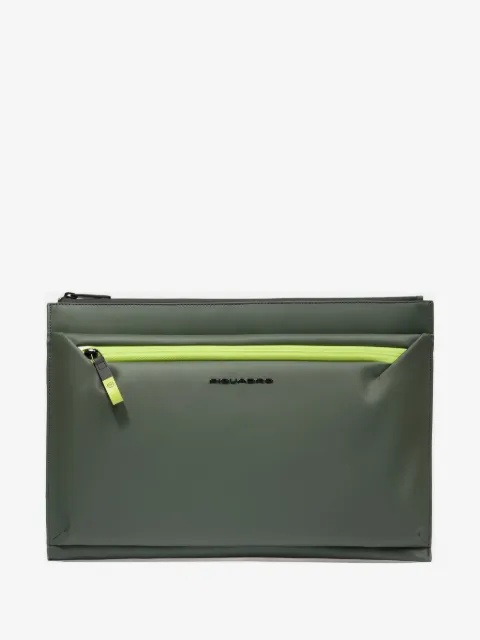 PIQUADRO water-resistant clutch bag