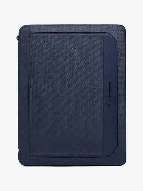 PIQUADRO leather-trimmed notepad holder