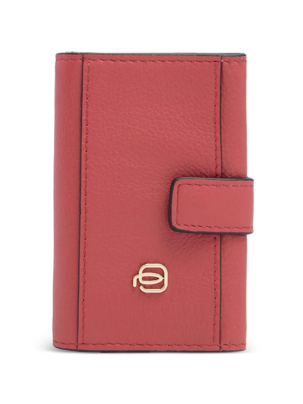 PIQUADRO leather pop-up cardholder - Arancione