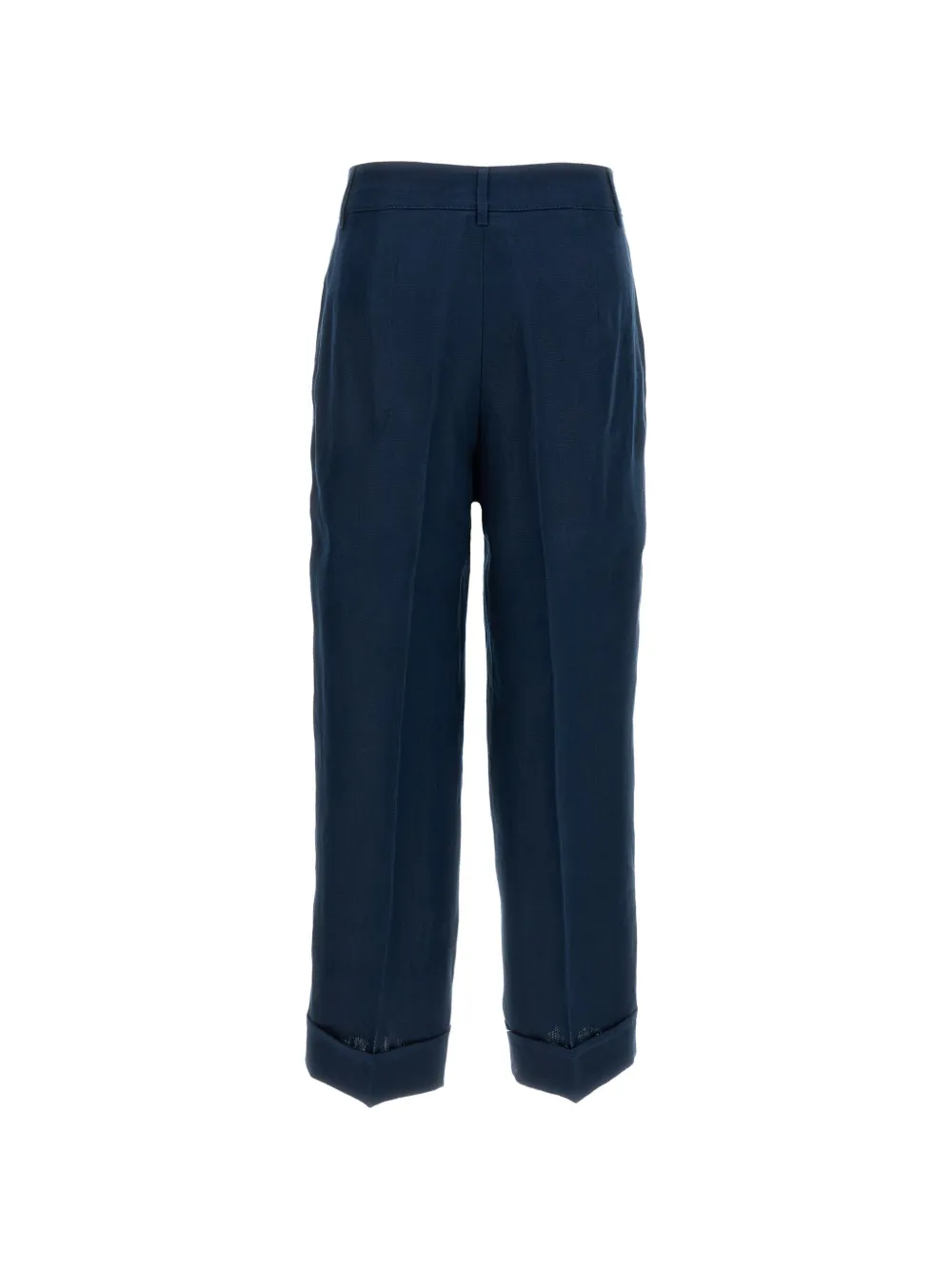 'S Max Mara Samanselmo linnen basketgeweven broek Blauw