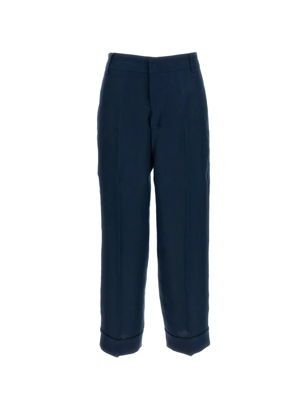 'S Max Mara Smmanselmo linen basketweave trousers - Blue