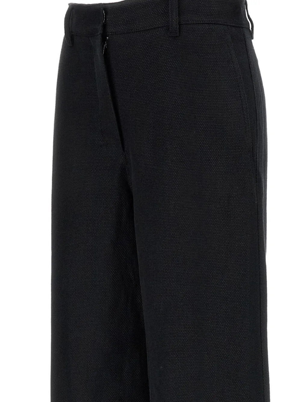 'S Max Mara Smmabissi straight broek met geweven effect Zwart
