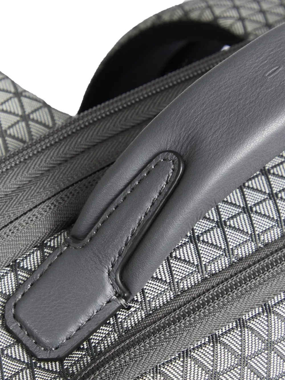 PIQUADRO Modulaire rugzak met geometrisch patroon Grijs